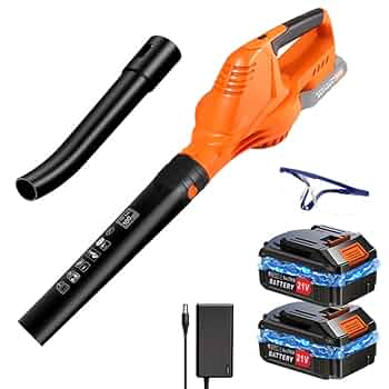 【人気商品‼️】 ブロワー コードレス 21V 2000mAh セット Amazon.co.jp: 【2025年強化版】DFIBER ブロワー 充電式ブロワー